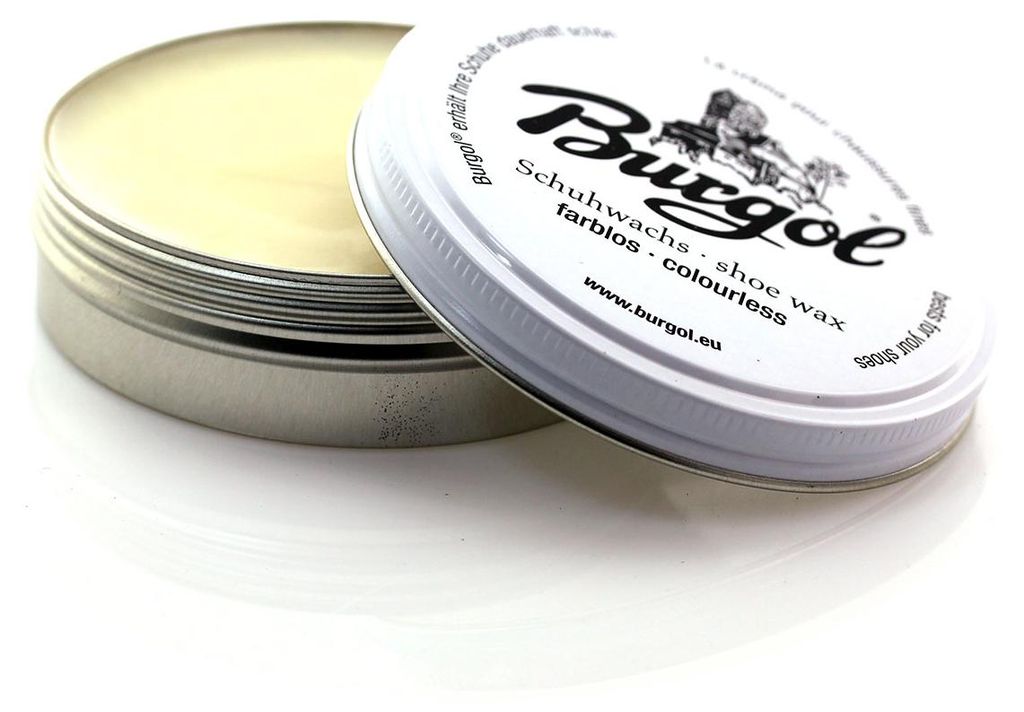 Burgol Schuhwachs - Shoe Wax - Schuhcreme 100ml Farblos Produktbild 