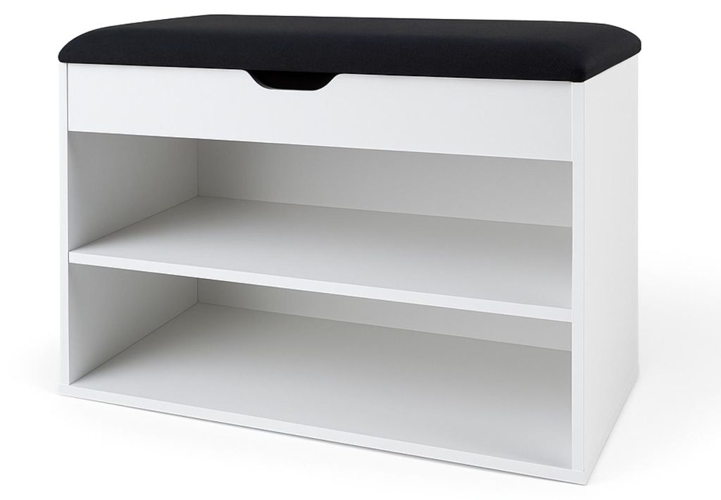 Schuhschrank mit Sitzfläche VAULT, 60 x 30 x 47 cm Produktbild 