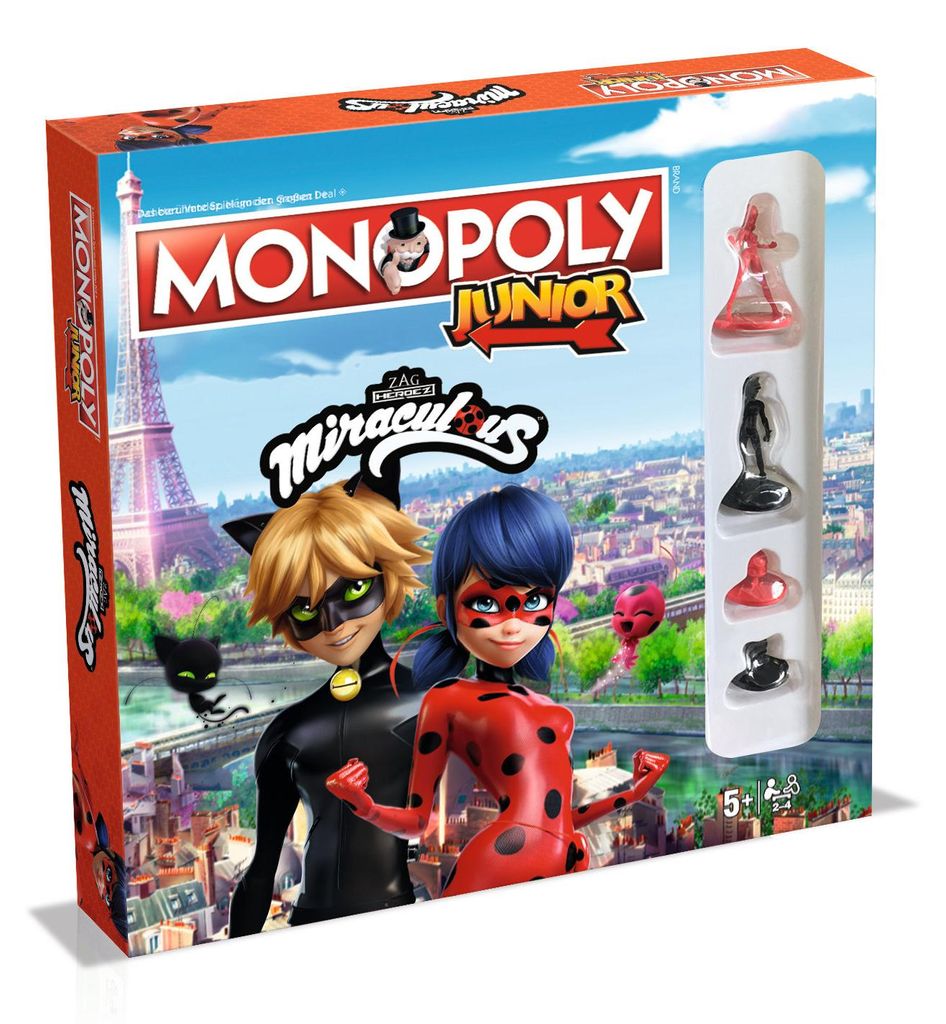 Monopoly Junior Miraculous gra planszowa gra planszowa Zdjęcie produktu 