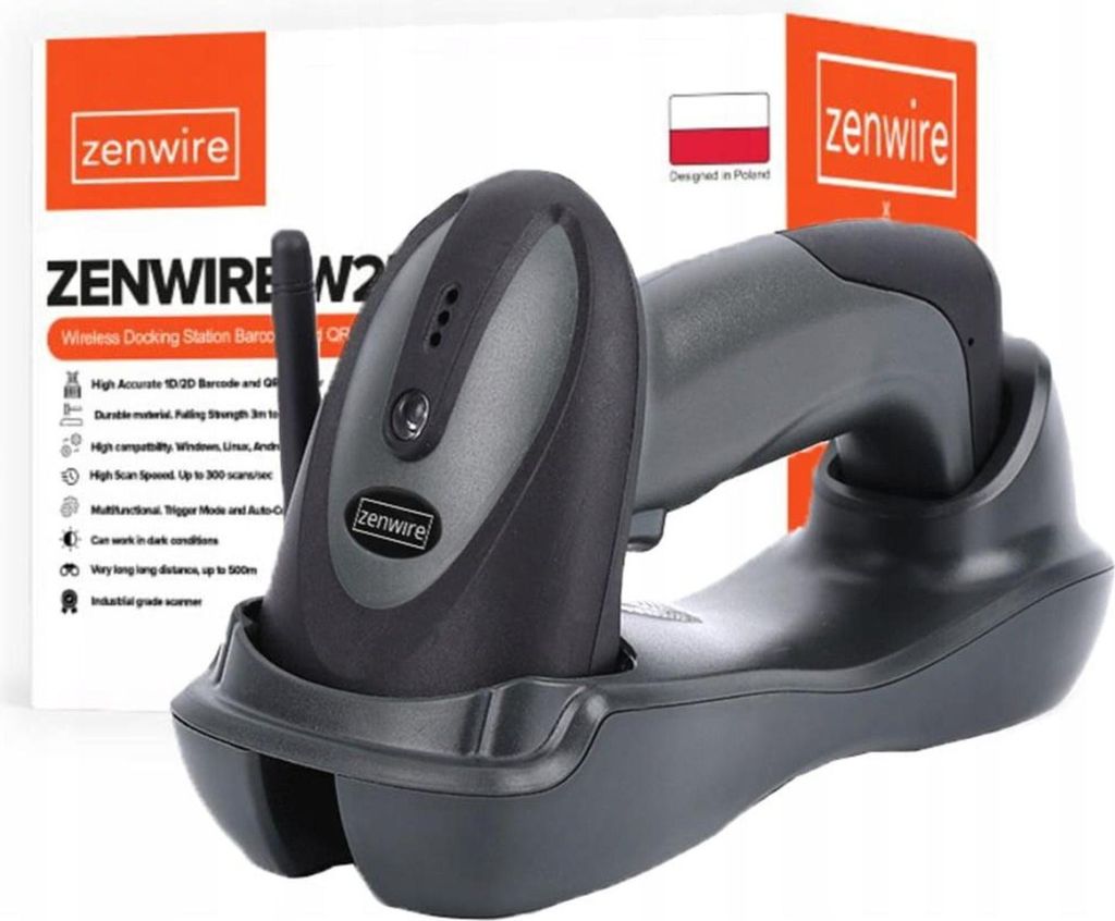 Bezdrôtový snímač čiarových kódov 1D EAN - USB - s Obrázok produktu 