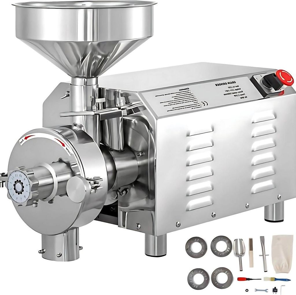 Professionelle Graanmühle – 2200W – Edelstahl – Kräuter- Produktbild 