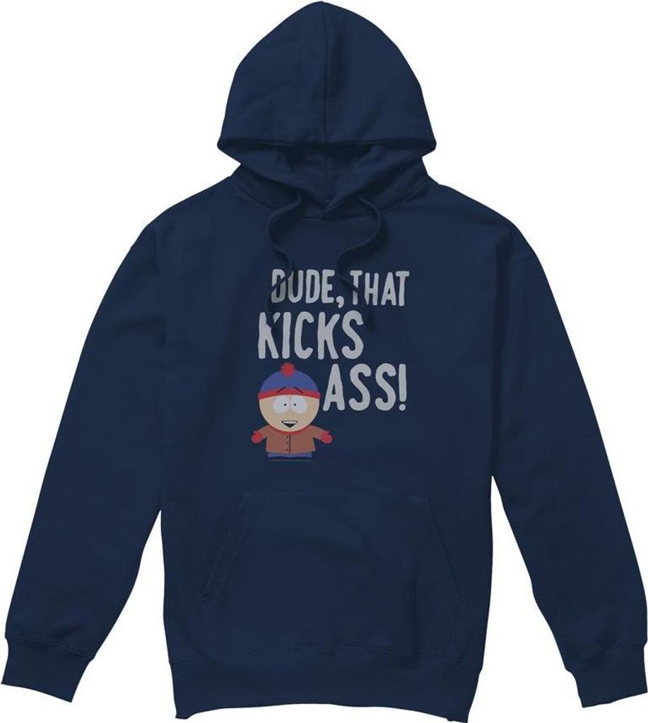 South Park - "Stan Kicks Ass" Kapuzenpullover für Herren TV9282 (L) (Marine)