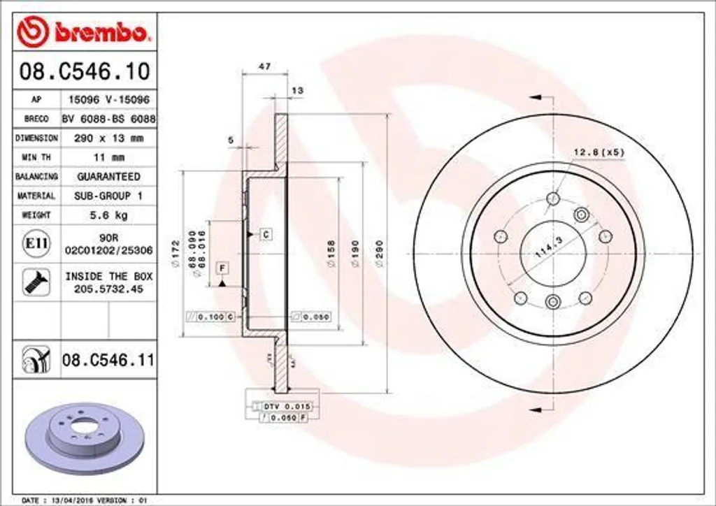 Disque de frein pour entretien Renault Kadjar et Nissan Qashqai J11