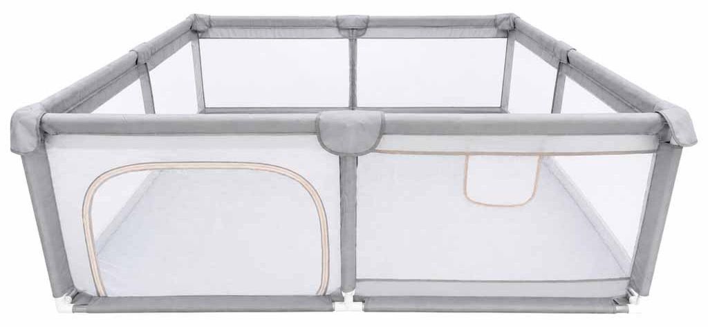 KIK KX3011 Kinderzaun, 180 x 200 cm, grau Produktbild 