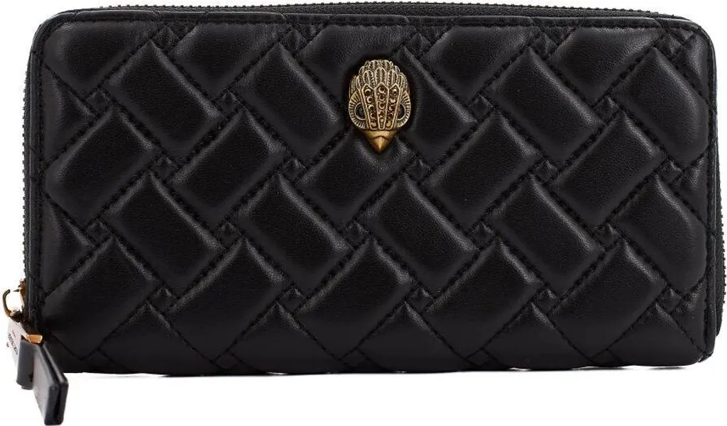 Portefeuille de Luxe Kurt Geiger London pour Femme Active Noir et Doré