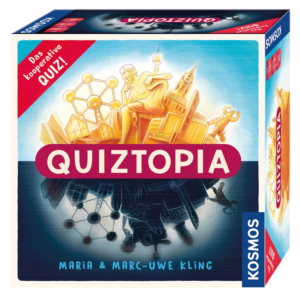 Kosmos Quiztopia, Kartenspiel, Sammelkartenspiel, 16 Produktbild 