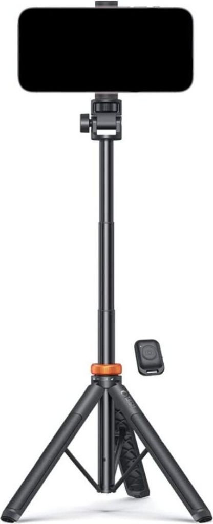 Tech-Protect L03S Bluetooth Selfie Stick Stativ Schwarz