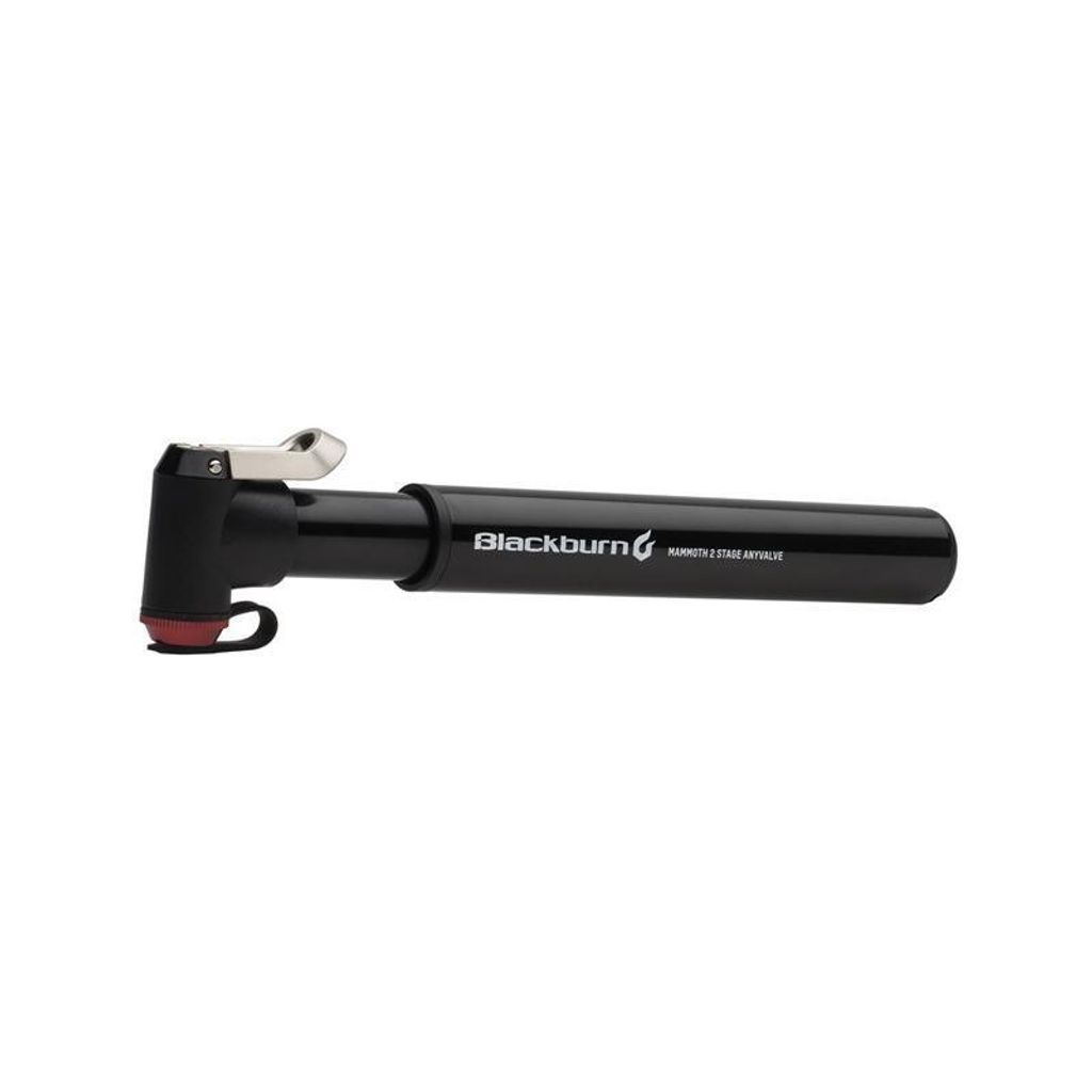 BLACKBURN Pumpe - MAMMOTH 2STAGE ANYVALVE - Schwarz
