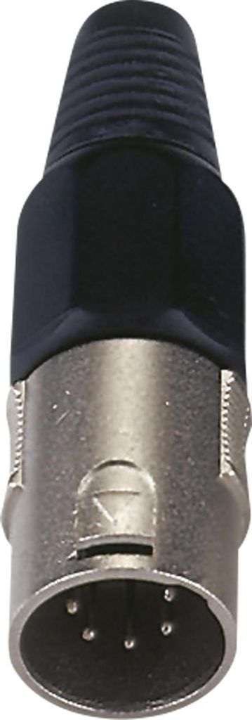 DAP XLR 5P Connector - male Schwarze Kappe