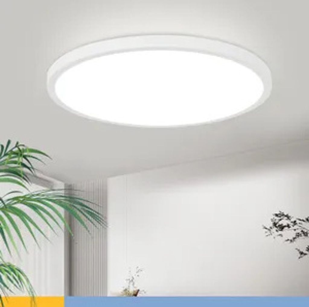 ZMH Deckenlampe LED Deckenleuchte Flach Kaltweiße Produktbild 