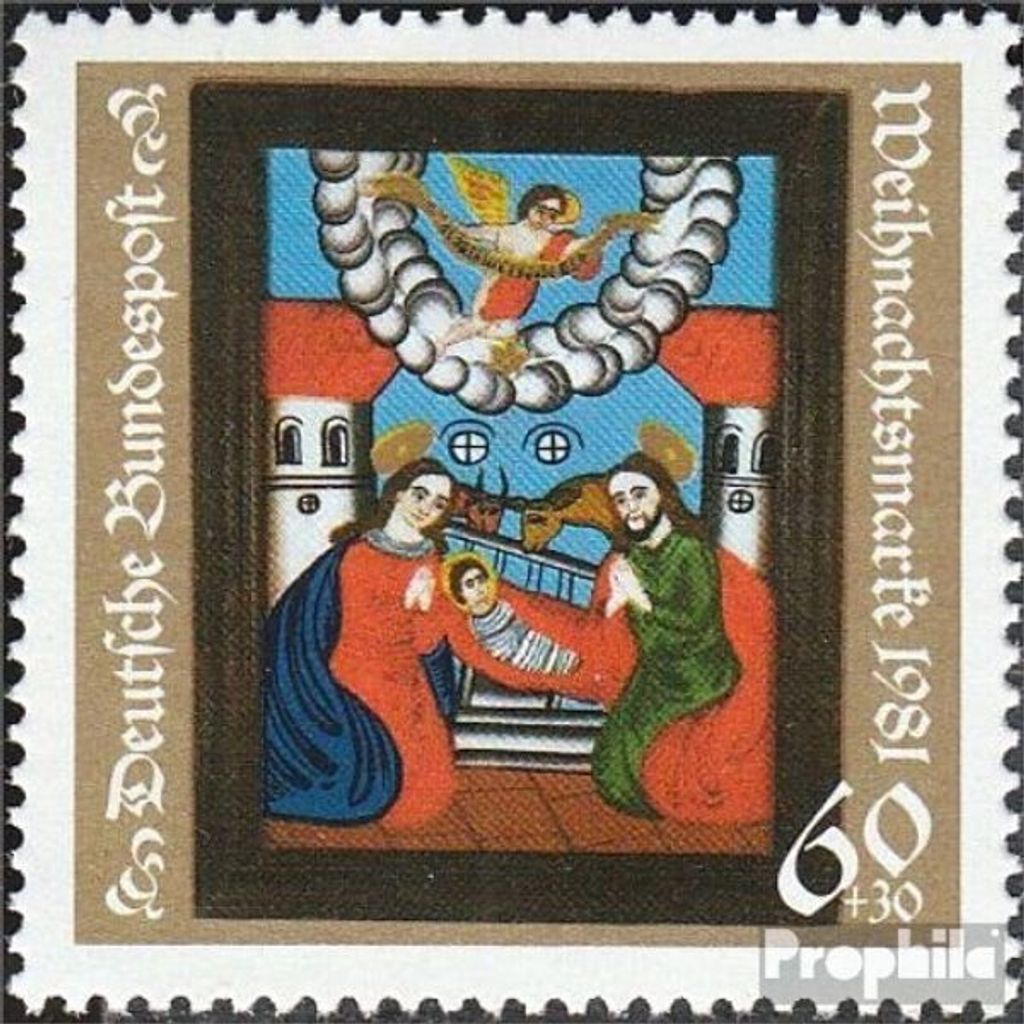 Briefmarken BRD (BR.Deutschland) 1981 Mi 1113 (kompl.Ausgabe) postfrisch Weihnachten