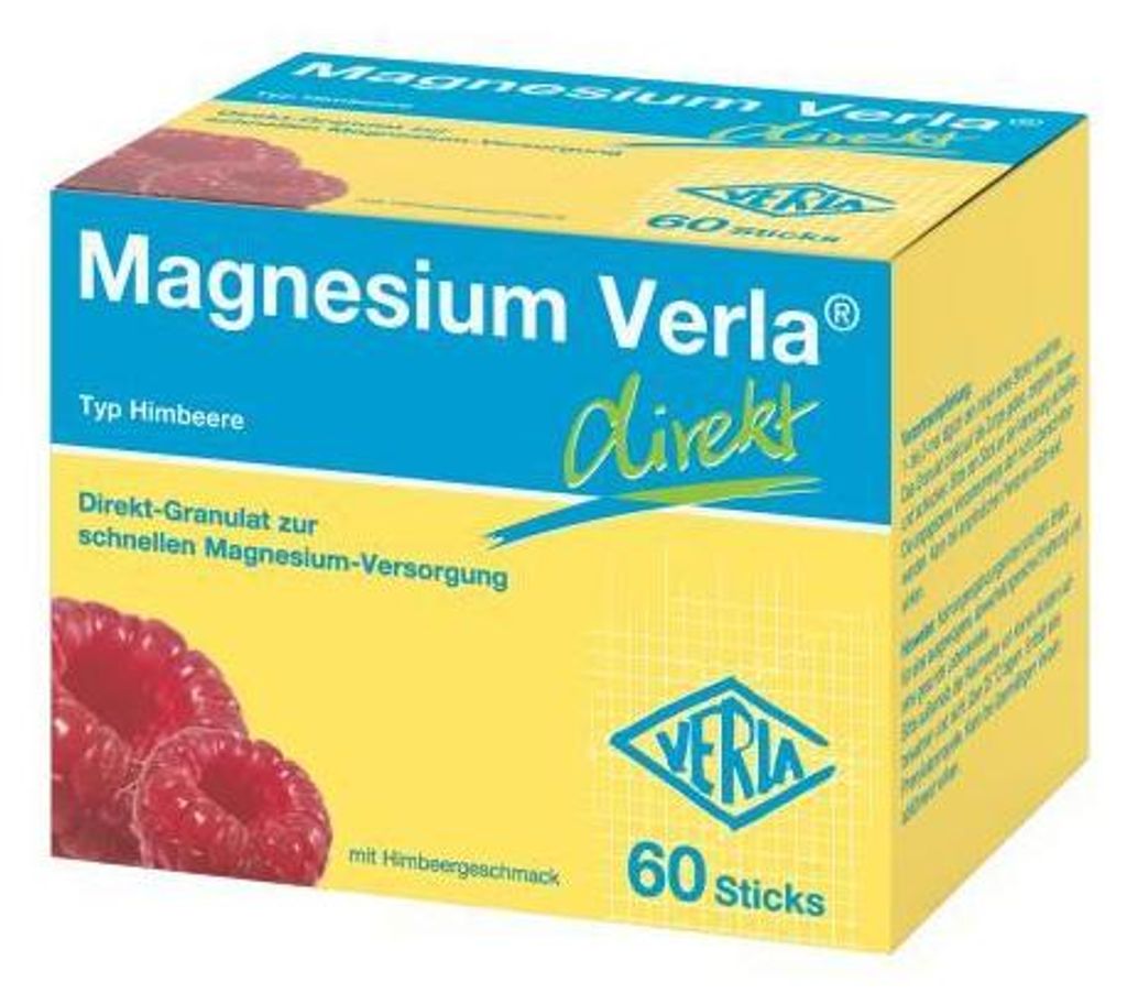 Magnesium Verla® direkt Himbeere Granulat 60 St. Produktbild 