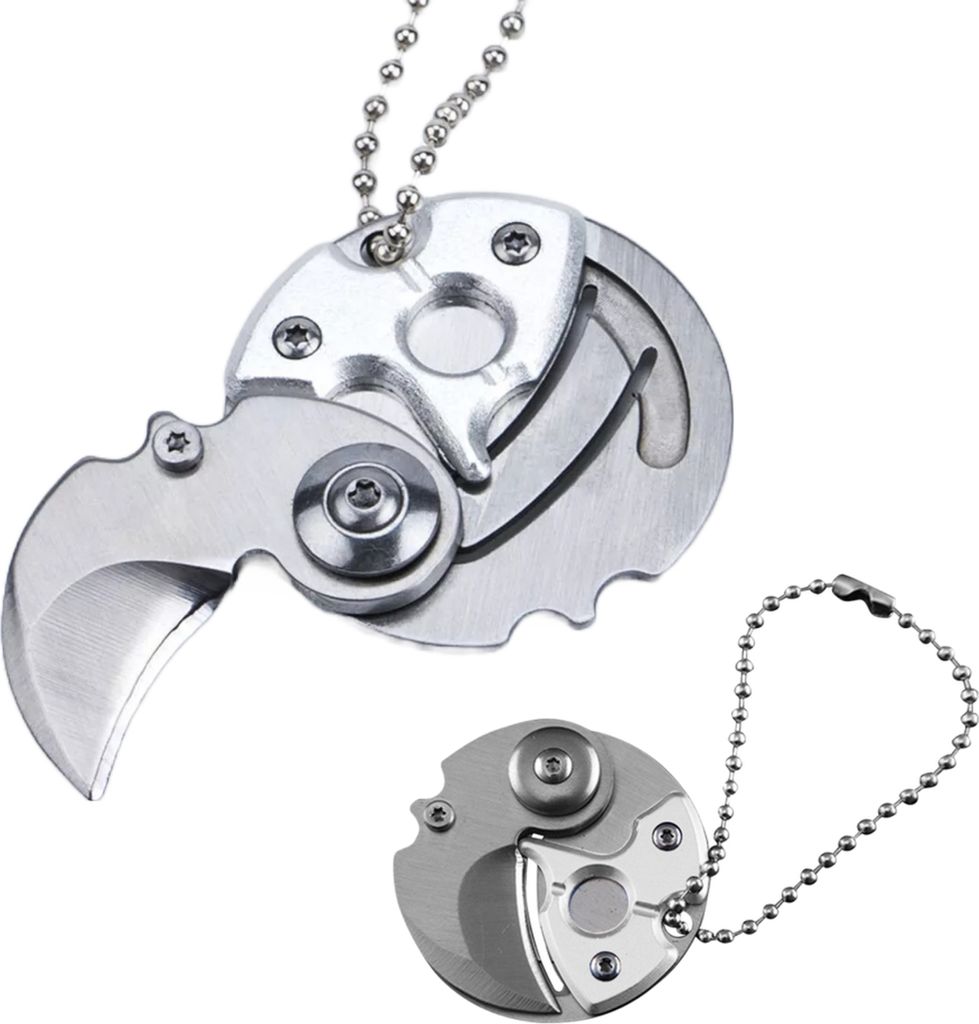 Mini Messer kleines Taschenmesser als Schlüsselanhänger Produktbild 