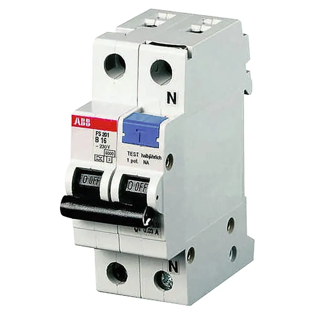 ABB DS201 A C16 Interrupteur Différentiel 16A 30mA - Protection Phase N