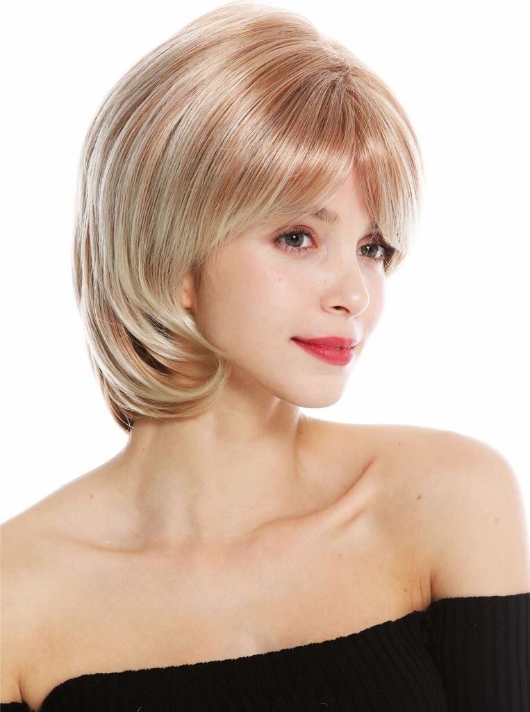 WIG ME UP Perücke kurz Scheitel Blond Gesträhnt 720-C-27T88 Produktbild 