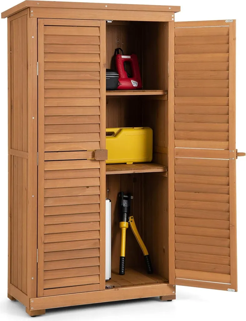 Abri de Jardin en Bois Anti-Pluie pour Ranger et Protéger vos Outils