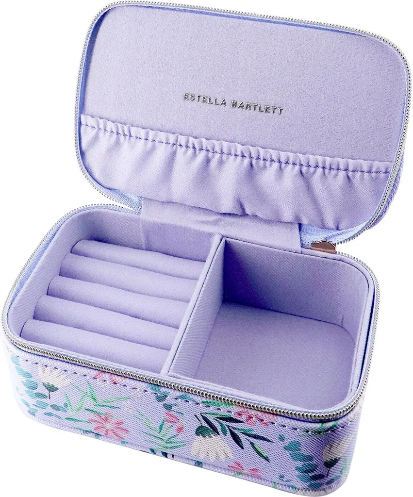Estella Bartlett EBP5051 Mini Boîte à Bijoux Fleurs Lilas de Voyage