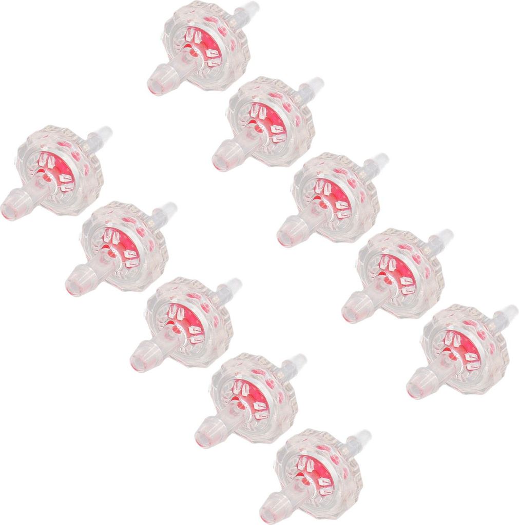 10-teiliges Rückschlagventil-Set aus PP, Einwegventil, Durchflussregler, Durchmesserreduzierung, für Aquarien von 3 bis 5