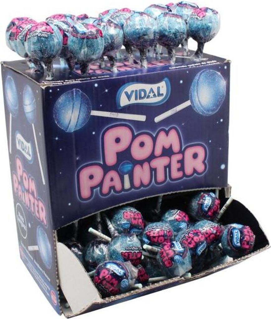 Display Komplett Pom Painter Zungenfärber Lolly Produktbild 