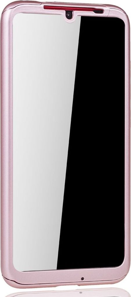 Handyhülle Schutzhülle für Xiaomi Redmi Note 7 / Redmi Note 7 Pro Full Case Cover Displayschutz 360 Rosa