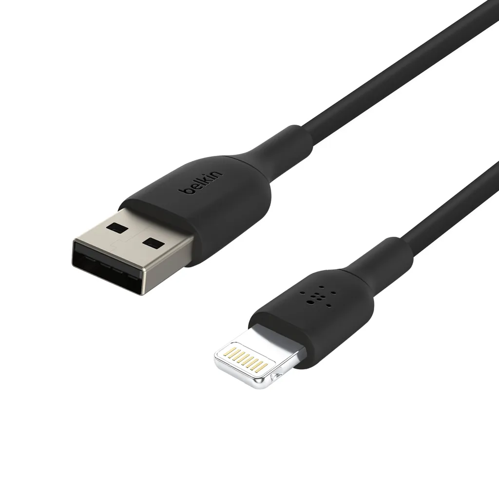 Câble Lightning 1m Belkin robuste blanc USB-A haute performance x2 - 2
