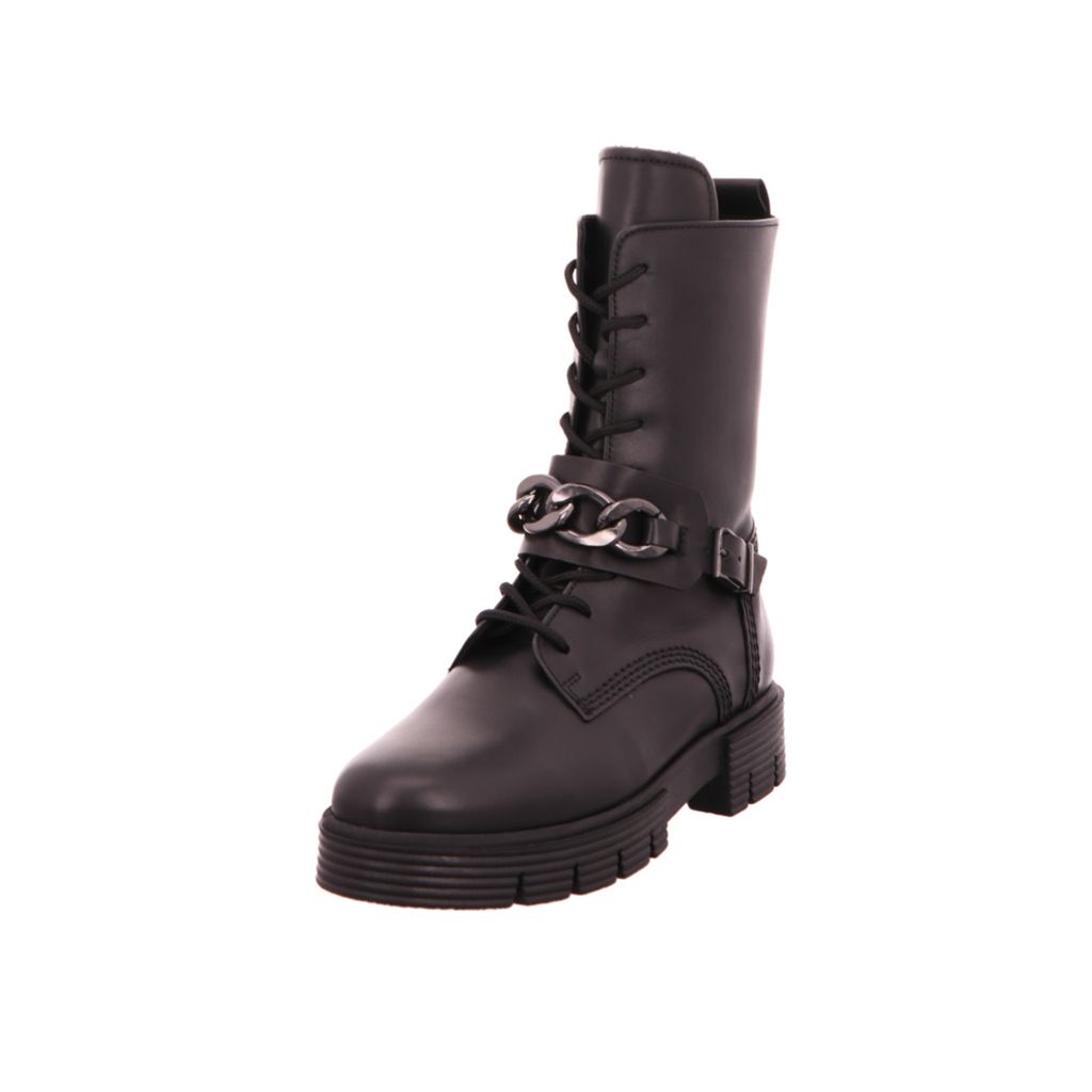 Gabor Shoes Biker-Boot - Schwarz Leder Größe: 37.5 Normal Produktbild 