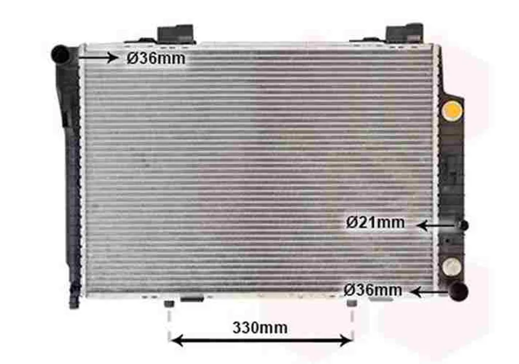 Radiateur de Moteur VAN WEZEL 30002147 pour Remplacement et Entretien