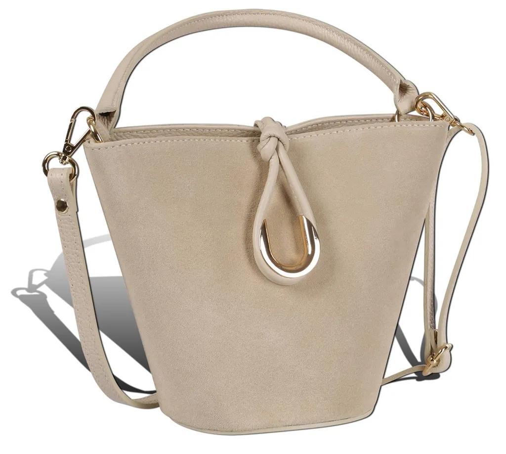 Sac à main beige compact et spacieux Toscanto pour ranger tous vos essentiels