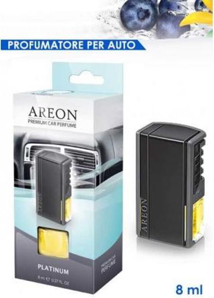 Areon Auto Parfm Vent Clip - "Platinum" Duft - 8 ml