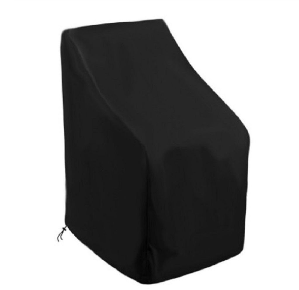 2 teilig Abdeckung für Stapelstühle Schutzhülle für Gartenstühle 75*75*120cm