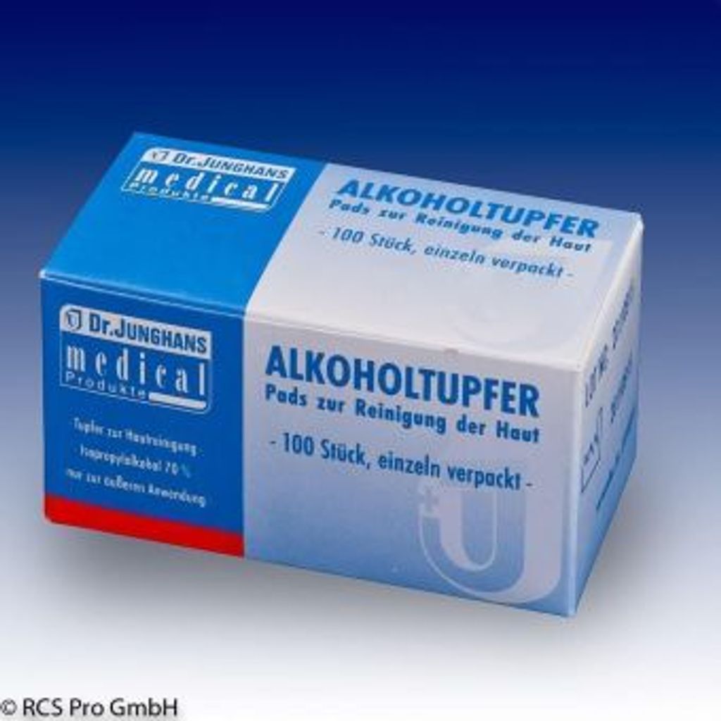 Tampons d'alcool Dr. Junghans Image du produit 