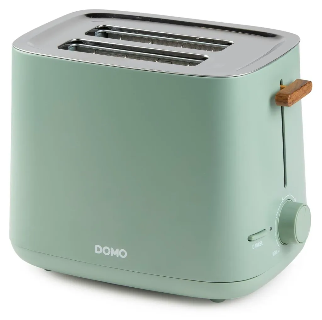 Tostapane 2 Toast Verde Matt DOMO DO973T Wood You | Design Legno
