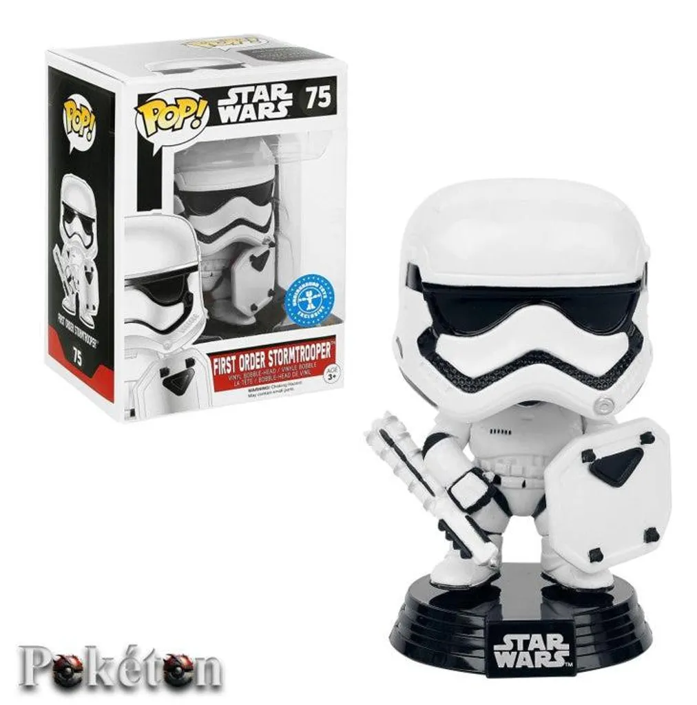 Figurine Pop Star Wars Stormtrooper Shield pour Déco Bureau et Vitrine
