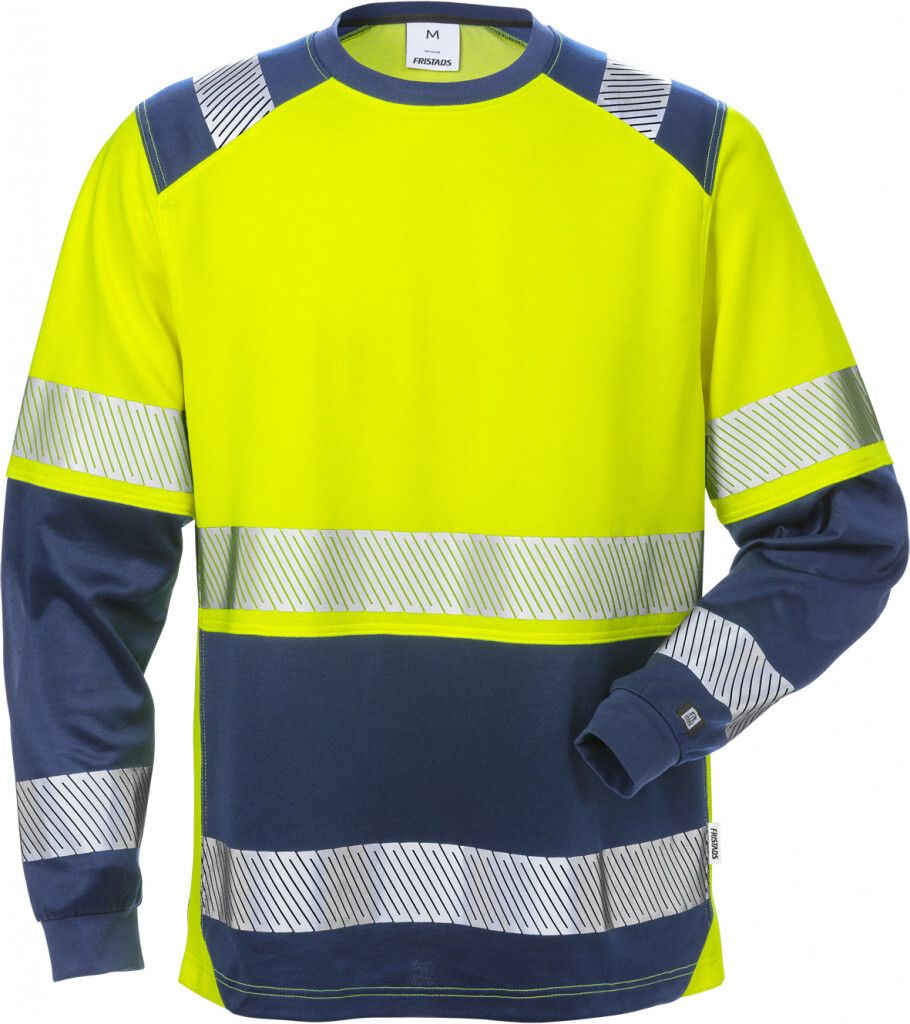 Fristads Warnschutz-T-Shirt mit langen Ärmeln Klasse 2 7457 Thv