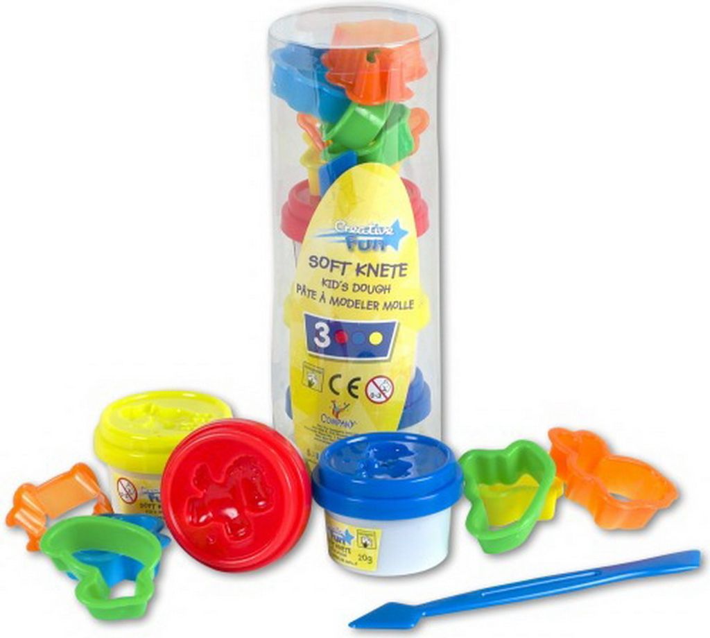 CF Mini Knetset mit Zubehör, 4 Stück