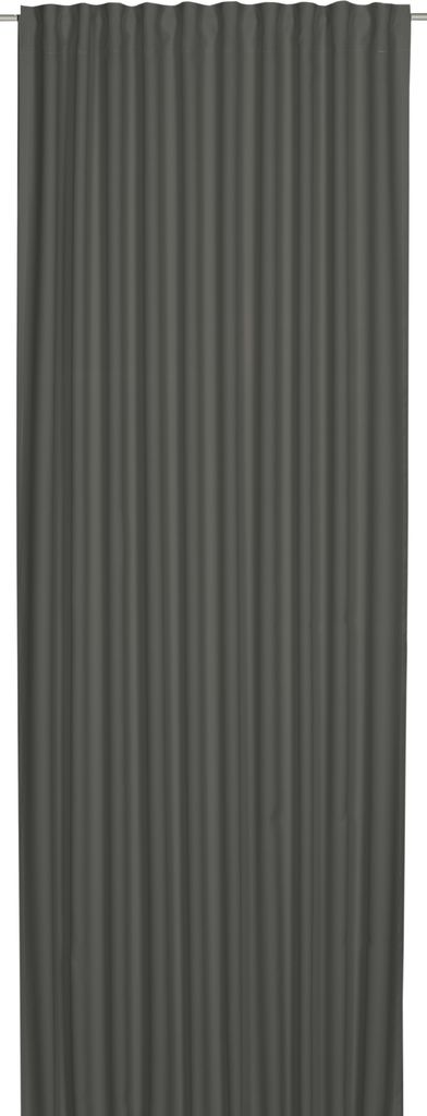 Elbersdrucke Schlaufenbandschal mit verdeckten Schlaufen Midnight 07 grau verdunkelnd 255x140 cm Wohnzimmer Schlafzimmer Flur