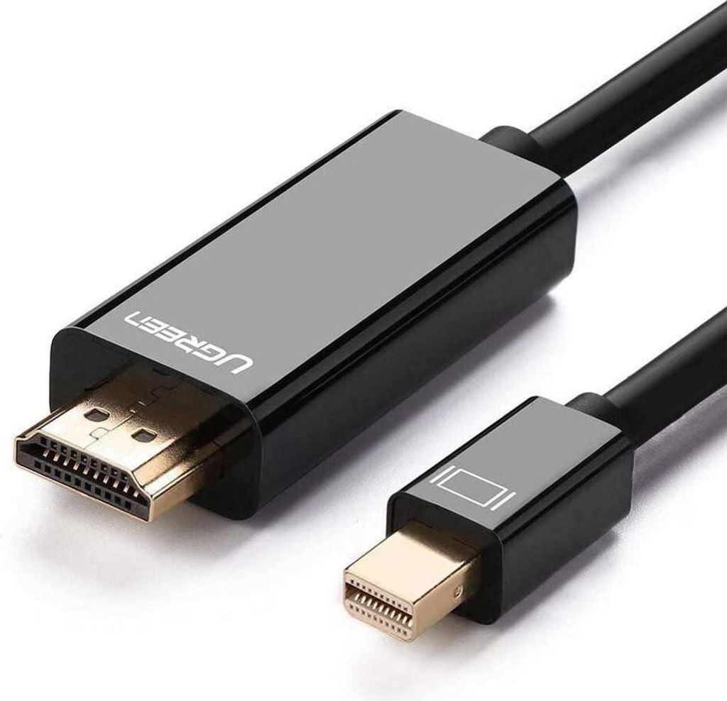 Ugreen Mini DisplayPort auf HDMI Kabel 4K, 1,5 m - Schwarz