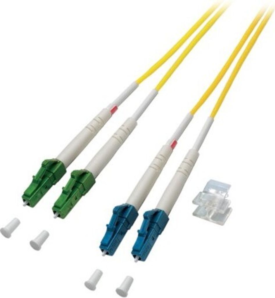 OS2 duplex Glasfaserkabel LC/APC-LC 3m