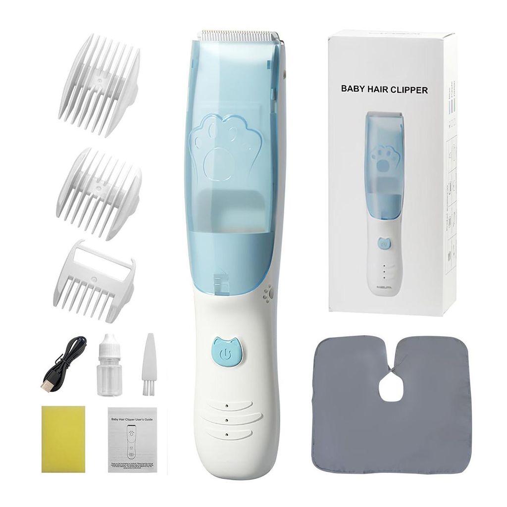 Vakuum-Babyhaarschneider, leise & wasserdicht,kabellos mit Produktbild 