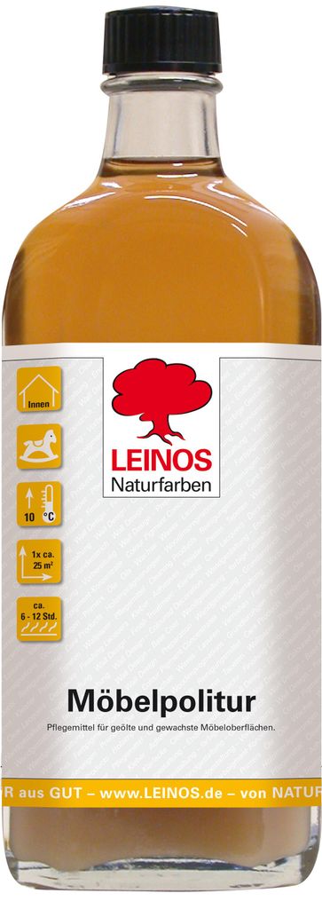 LEINOS Möbelpolitur 0,25 l für Möbel innen, auf Produktbild 