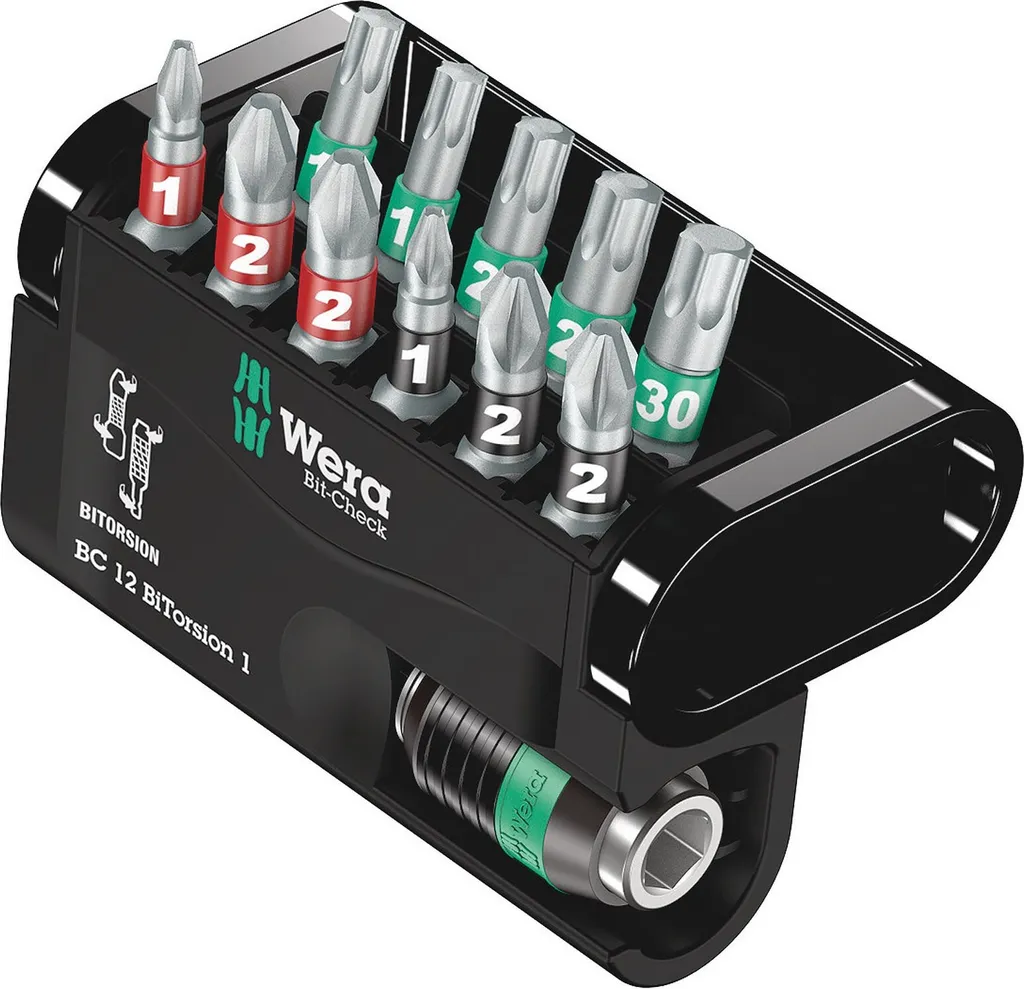 Wera Bit-Check 12 BiTorsion 1: Kit Inserti per Alta Coppia