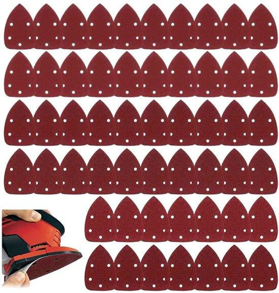 Papier abrasif grain 40 à 400 pour ponceuse 140 mm avec ruban inclus