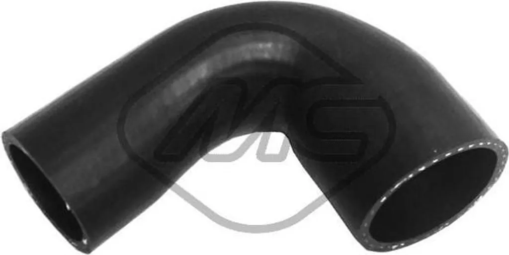 Metalcaucho 9837 Tubo flessibile dell'aria di sovralimentazione OE 028129628A compatibile con Vento, Transporter IV, Passat 35I, Golf III, Toledo, Ibiza, Cordoba