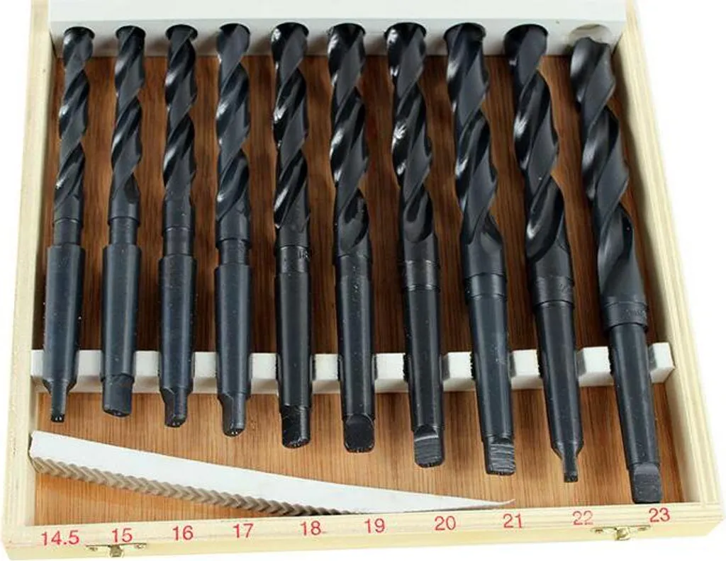 Jeu de forets MK2 14,5-23mm 10 pièces en coffret pour métal robuste