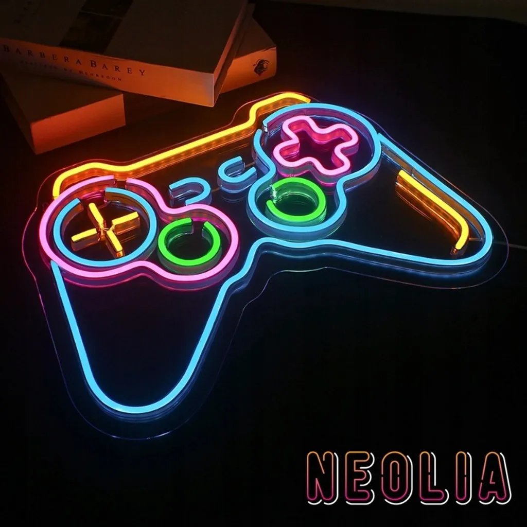 Borne Décorative Néon LED Multicolore PAD pour Setup Gaming et Salon - 6
