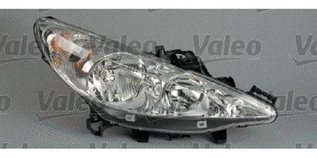 Phare halogène Valeo 43238 avec réglage électrique pour Peugeot 207 OE