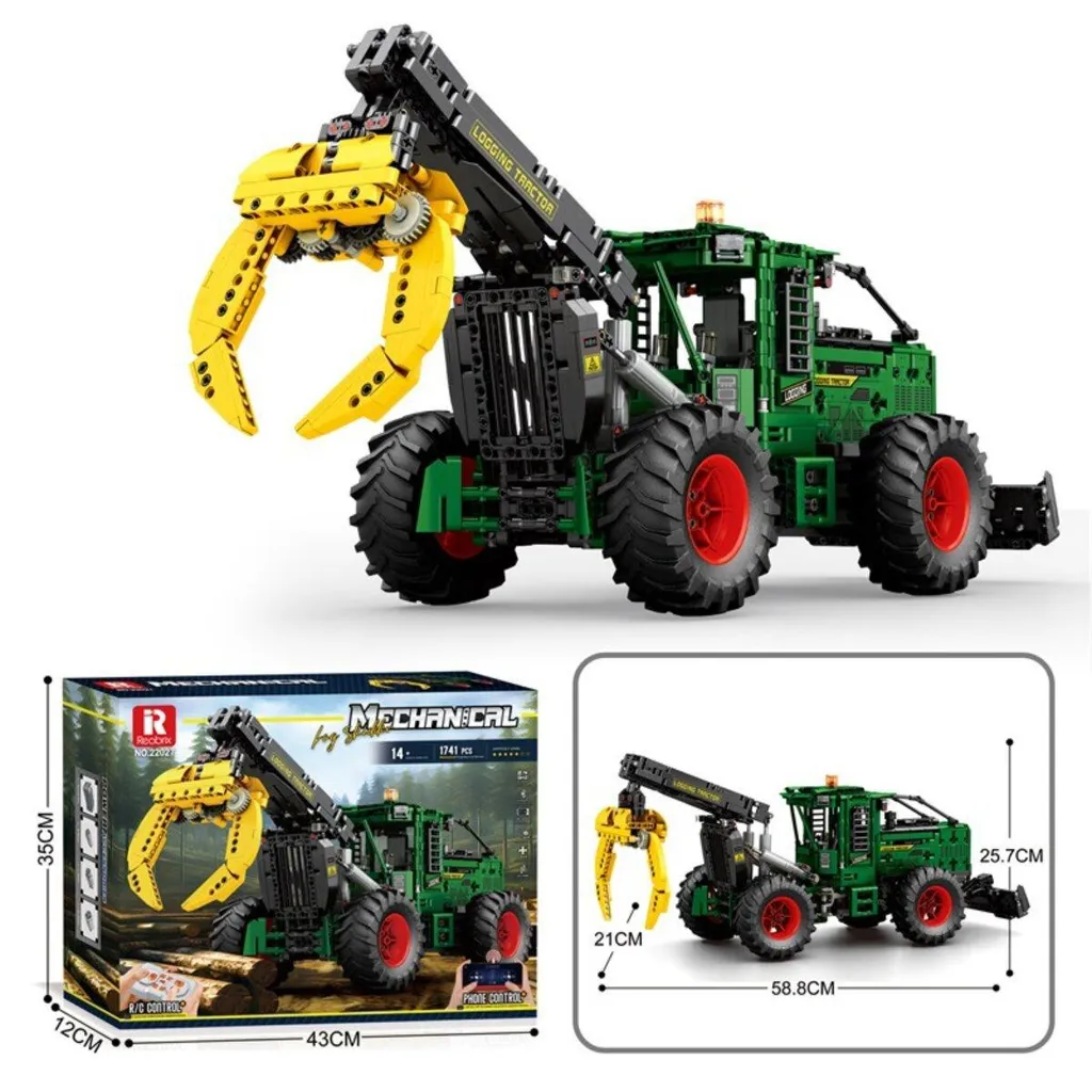 Reobrix R-22027 Véhicule Forestier : Jeu de Construction Technique Complet - 5
