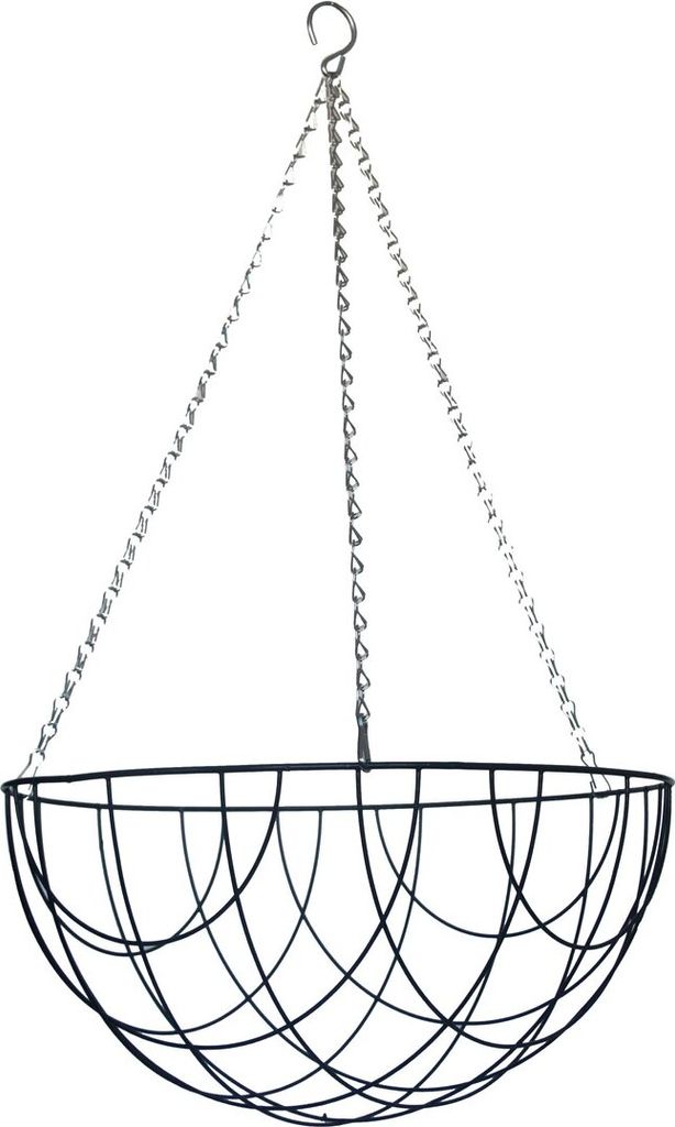 Esschert Design Hanging Basket Metallkorb Ø 40 cm mit Kette