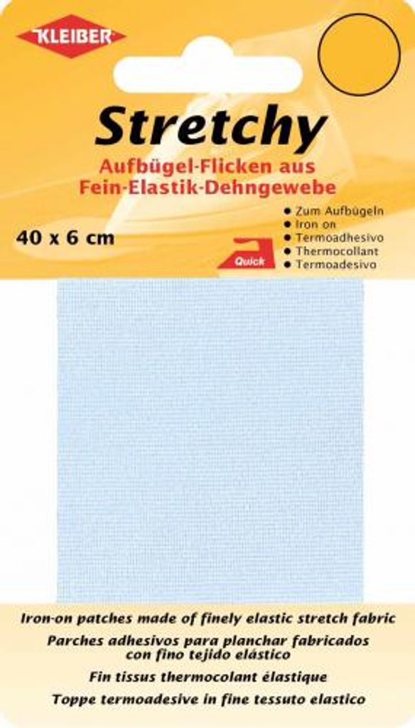 KLEIBER Stretchy-Bügel-Flicken 400 x 60 mm hellblau Produktbild 