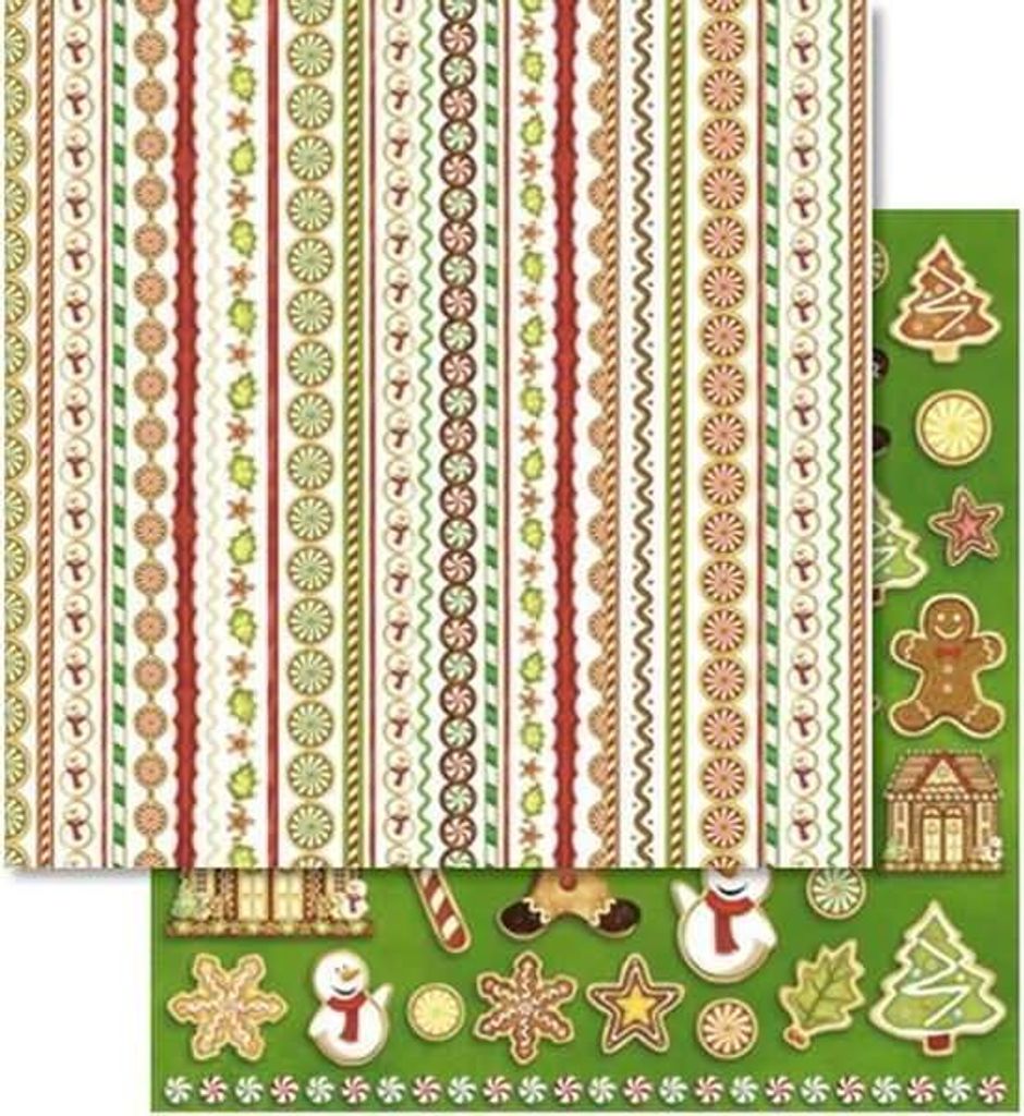 Scrapbook Paper Premium Glitter 30,5x30,5cm VE=5 Blatt Motiv 222
